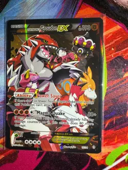 Team Magma's Groudon EX 15/34 XY Double Crisis Pokemon TCG NM - Image 1