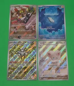 Pokemon NM Alternate Full Art Illustration Rares Lot4 Tynamo, Cinccino, Magneton - Image 4