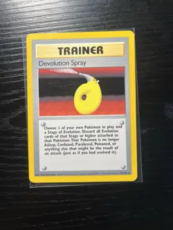 Pokemon TCG Devolution Spray Trainer Base Set 72/102 4th Print Base Set - Image 3