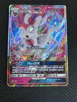 Pokemon TCG Sylveon GX 92a/145 Alt Art Promo Guardians Rising Sun & Moon - Image 1
