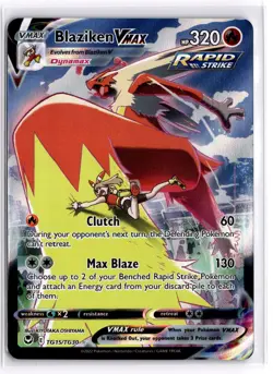Pokemon TCG Blaziken VMAX TG15/TG30 Swsh12: Silver Tempest Trainer Gallery - Image 1