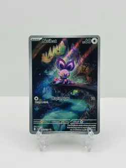 🔥Pokemon TCG-Noibat-169/159-Sv09: Journey Together-Holo-Illustration-M/NM!🔥 - Image 1