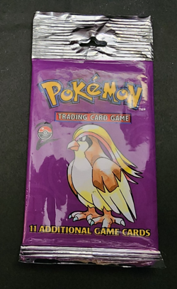 Authentic Vintage Pokemon Base Set 2 Pidgeot open Booster Pack - Image 1