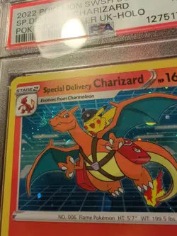 2022 Black Star Promo Special Delivery Charizard 075 Pokemon Center Holo Psa 9 - Image 4