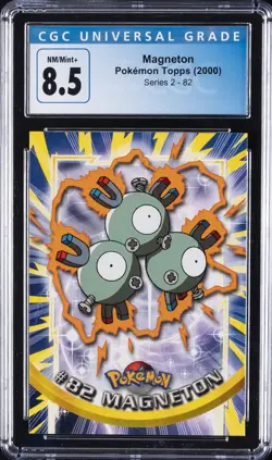 2000 POKEMON TOPPS SER 2 #82 MAGNETON CGC 8.5 - Image 1