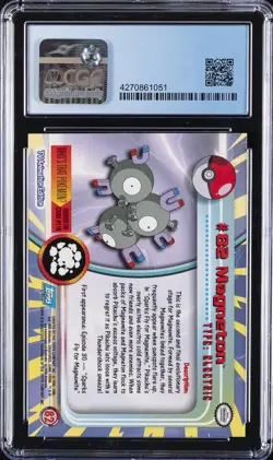 2000 POKEMON TOPPS SER 2 #82 MAGNETON CGC 8.5 - Image 2