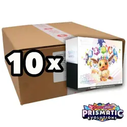 2025 Pokemon Prismatic Evolutions Factory Sealed ETB Elite Trainer Box Case - Image 1