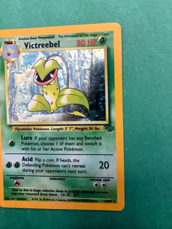 Pokemon TCG Victreebel Holo Rare Unlimited Jungle 14/64 NM - Image 2