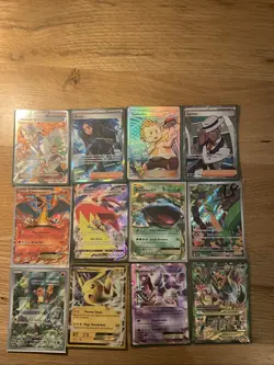 Pokemon TCG Lot Of 12 with Full Arts Vintage EXs Most In Good Condition - Image 1