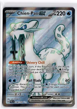Pokemon TCG Chien-Pao ex (Full Art) 236/193 Sv02: Paldea Evolved Ultra Rare - Image 1