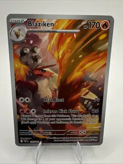 Blaziken ⭐ 192/182 Holo Illustration Rare Destined Rivals 2025 Pokemon NM - Image 1
