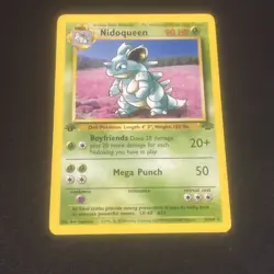 1999 Pokemon Jungle 1st Edition Nidoqueen Rare Non Holo #23/64 Vintage NM - Image 1