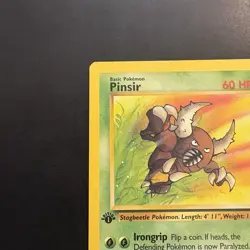 Pokemon Vintage 1st Edition Non-holo Pinsir Jungle Set 25/64 Wotc 1999 - Image 2