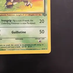 Pokemon Vintage 1st Edition Non-holo Pinsir Jungle Set 25/64 Wotc 1999 - Image 4