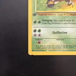 Pokemon Vintage 1st Edition Non-holo Pinsir Jungle Set 25/64 Wotc 1999 - Image 5