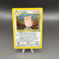Pokemon TCG Clefable Jungle 1/64 Holo Unlimited Holo Rare - NM/LP - Image 1