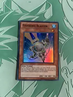 Yu-Gi-Oh Fishborg Blaster Super Rare TU06-EN004 Turbo Pack NM - Image 2