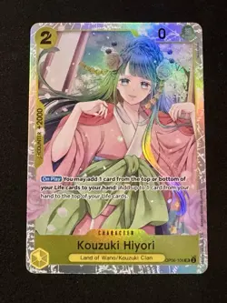 One Piece TCG English OP06-106 Kouzuki Hiyori SR - Image 1