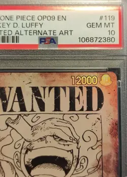 Monkey.D.Luffy (Wanted Poster) OP05-119 Emperors in the New World Foil - Image 3