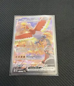Pokemon TCG Ethan's Ho-Oh EX Card 230/182 Sir Destined Rivals English Edition - Image 1
