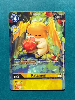 Patamon P-005 Illustration Competition Pack Digimon Card Game - Image 1