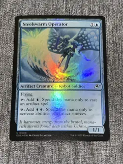 FOIL U 0080 Steelswarm Operator Uncommon Edge of Eternities MTG Card EOE - Image 1
