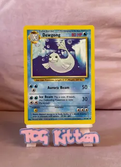 Dewgong 25/102 Non Holo Base Set - Pokemon Card - LP/MP - TCGKITTEN - Image 1