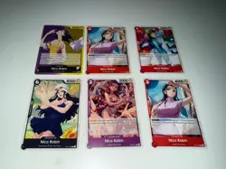 One Piece TCG Nico Robin Pack Of 6 cards OP - Image 1
