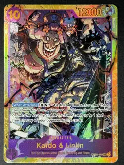 Kaido & Linlin OP08-119 SEC One Piece CCG Character Card OP08: Two Legends NM - Image 1