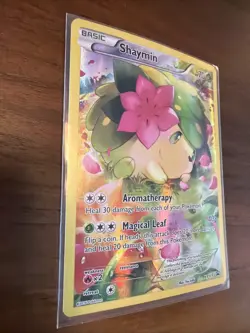 Pokemon TCG Shaymin XY115 XY Holo Black Star Promo Card (pre Owned) - Image 2