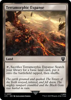 Terramorphic Expanse 0337 (Regular) MTG Lord of The Rings - NM PACK FRESH - Image 1