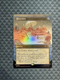 MTG Preordain #2301 Rainbow Foil Rare Secret Lair Drop Series (SLD) - Image 1