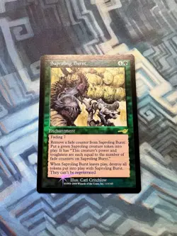 MTG Foil Saproling Burst EX/LP Nemesis - Image 1