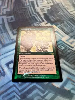 MTG Foil Saproling Burst EX/LP Nemesis - Image 2