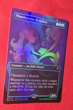 Wanderwine Prophets - Foil - Borderless Special Guests Lorwyn Eclipsed MTG - Image 2