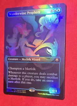 Wanderwine Prophets - Foil - Borderless Special Guests Lorwyn Eclipsed MTG - Image 4