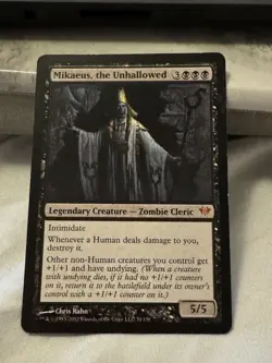 MTG Mikaeus, the Unhallowed Dark Ascension 70/158 Regular Mythic - Image 3