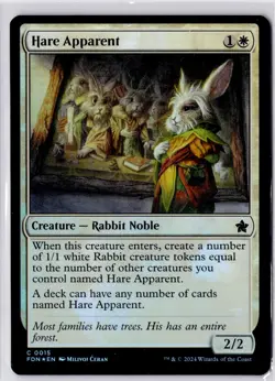 Hare Apparent Foundations Foil NM C 0015 - Image 1