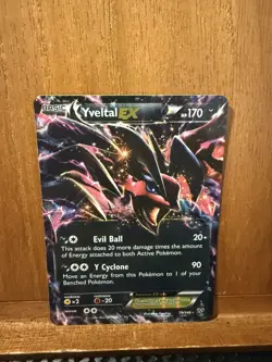 Pokemon TCG Yveltal EX 79/146 XY Base Set Ultra Rare Holo Foil Vintage Card - Image 1