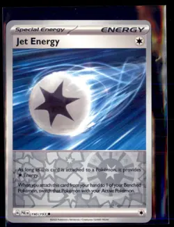 Pokemon Jet Energy 190/193 Paldea Evolved Reverse 4 Card Lot LP - Image 1