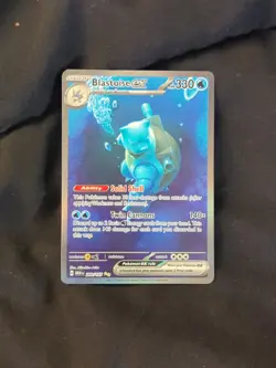 Pokemon Scarlet & Violet 151 TCG Blastoise EX 200/165 Sir Special Illustration - Image 1