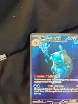 Pokemon Scarlet & Violet 151 TCG Blastoise EX 200/165 Sir Special Illustration - Image 2