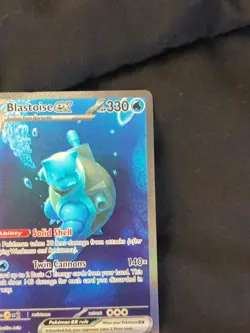 Pokemon Scarlet & Violet 151 TCG Blastoise EX 200/165 Sir Special Illustration - Image 3