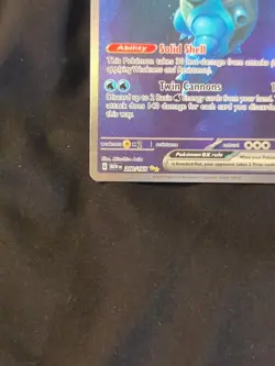 Pokemon Scarlet & Violet 151 TCG Blastoise EX 200/165 Sir Special Illustration - Image 5