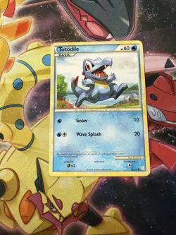 Pokemon Totodile 86/123 HeartGold & SoulSilver LP Card - Image 1