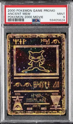 2000 POKEMON GAME MOVIE POKEMON 2000 MOVIE ANCIENT MEW PSA 9 - Image 1
