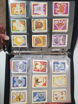 Pokemon Topps Merlin Series 1 Complete Set Plus Sticker Album, 10 Sealed Packs - Image 4