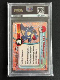 PSA 10 Topps Chrome Nidoqueen #31 Holo Rare Pokemon TV 2000 GEM MINT - Image 2