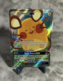 Pokemon Dedenne GX - 195a/214 - Alternate Art Promos Tracked Ship NM - Image 1