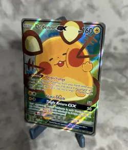 Pokemon Dedenne GX - 195a/214 - Alternate Art Promos Tracked Ship NM - Image 3